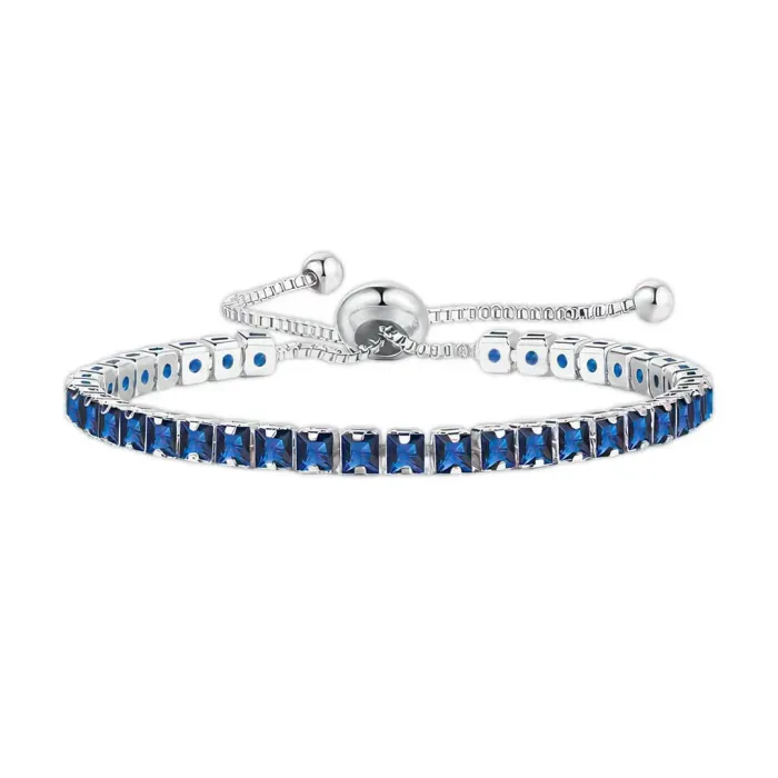 Náramek Madison Royal Blue s krystaly Swarovski®