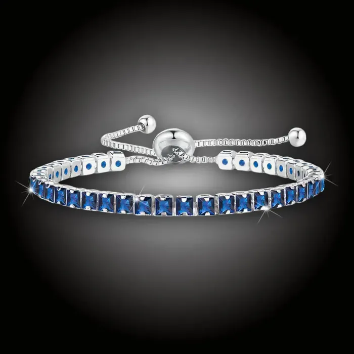 Náramek Madison Royal Blue s krystaly Swarovski®