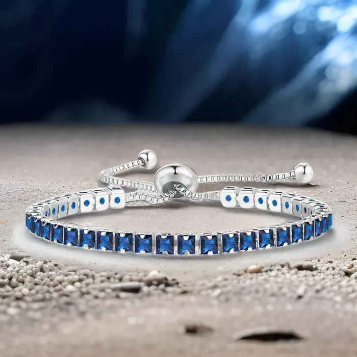 Náramek Madison Royal Blue s krystaly Swarovski®