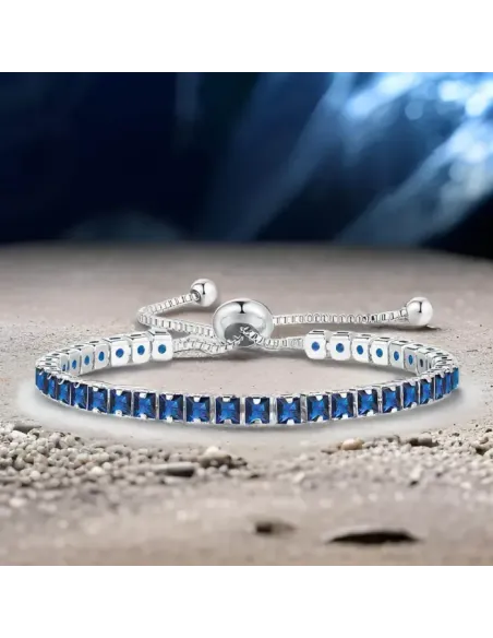 Náramek Madison Royal Blue s krystaly Swarovski®