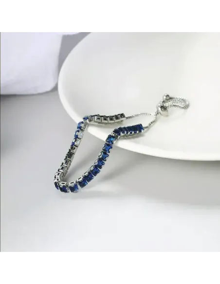 Náramek Madison Royal Blue s krystaly Swarovski®