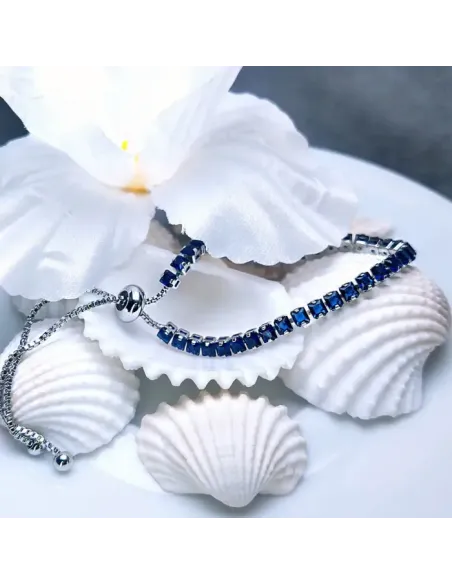 Náramek Madison Royal Blue s krystaly Swarovski®