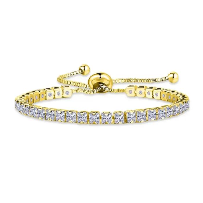 Náramek Madison Gold s krystaly Swarovski®