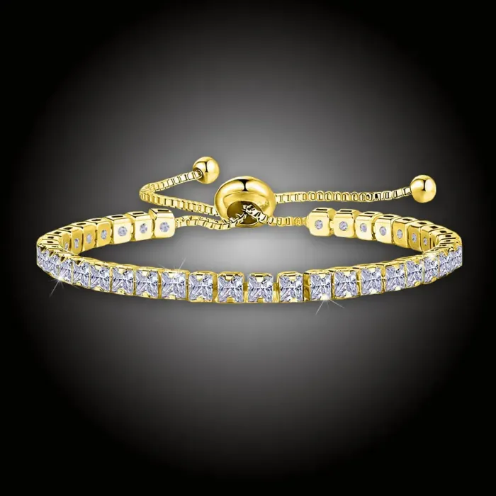 Náramek Madison Gold s krystaly Swarovski®