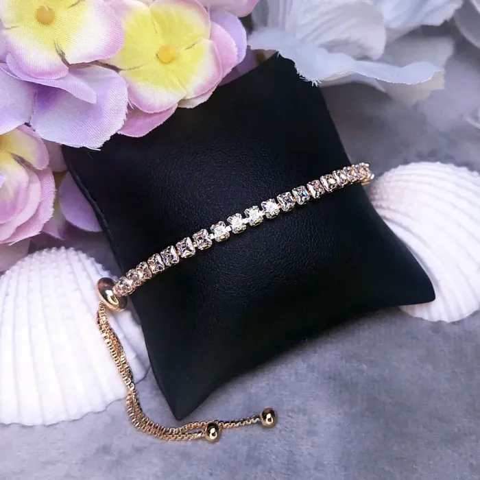 Náramek Madison Gold s krystaly Swarovski®