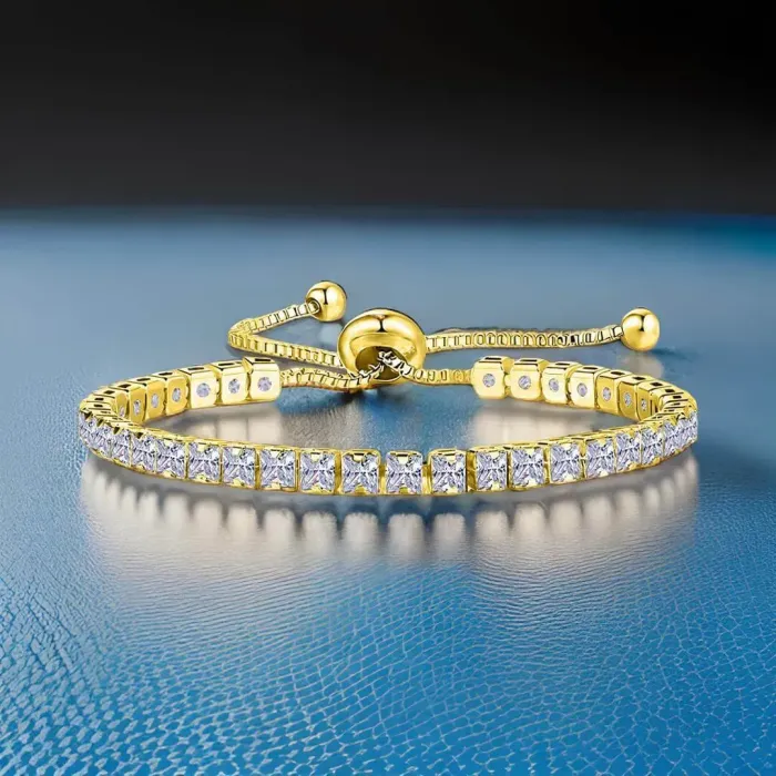 Náramek Madison Gold s krystaly Swarovski®