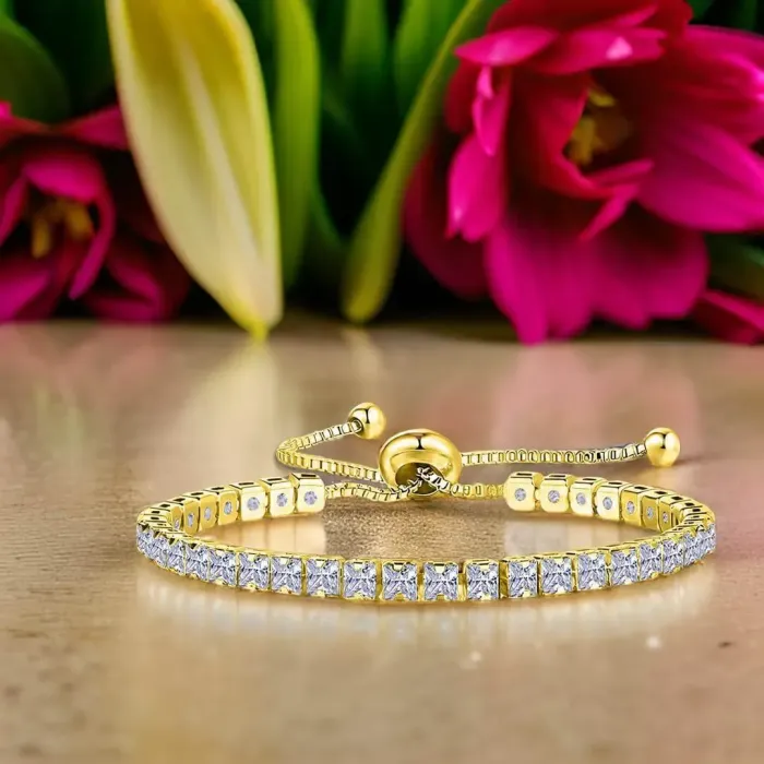 Náramek Madison Gold s krystaly Swarovski®