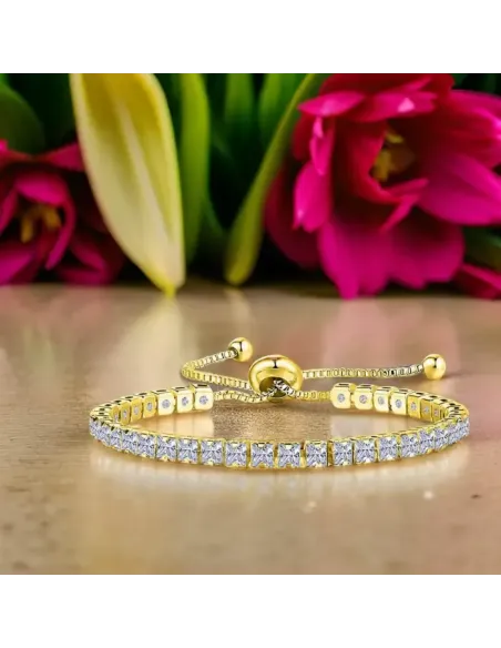 Náramek Madison Gold s krystaly Swarovski®