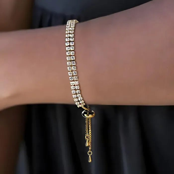 Náramek Melanie Gold s krystaly Swarovski®