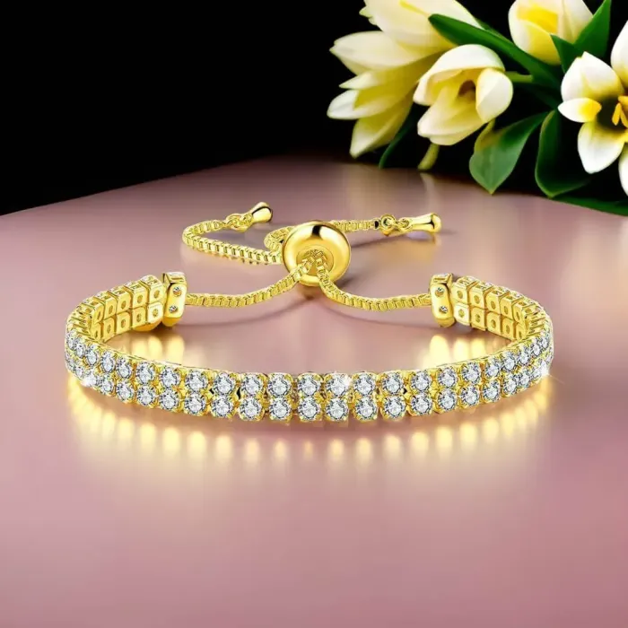 Náramek Melanie Gold s krystaly Swarovski®