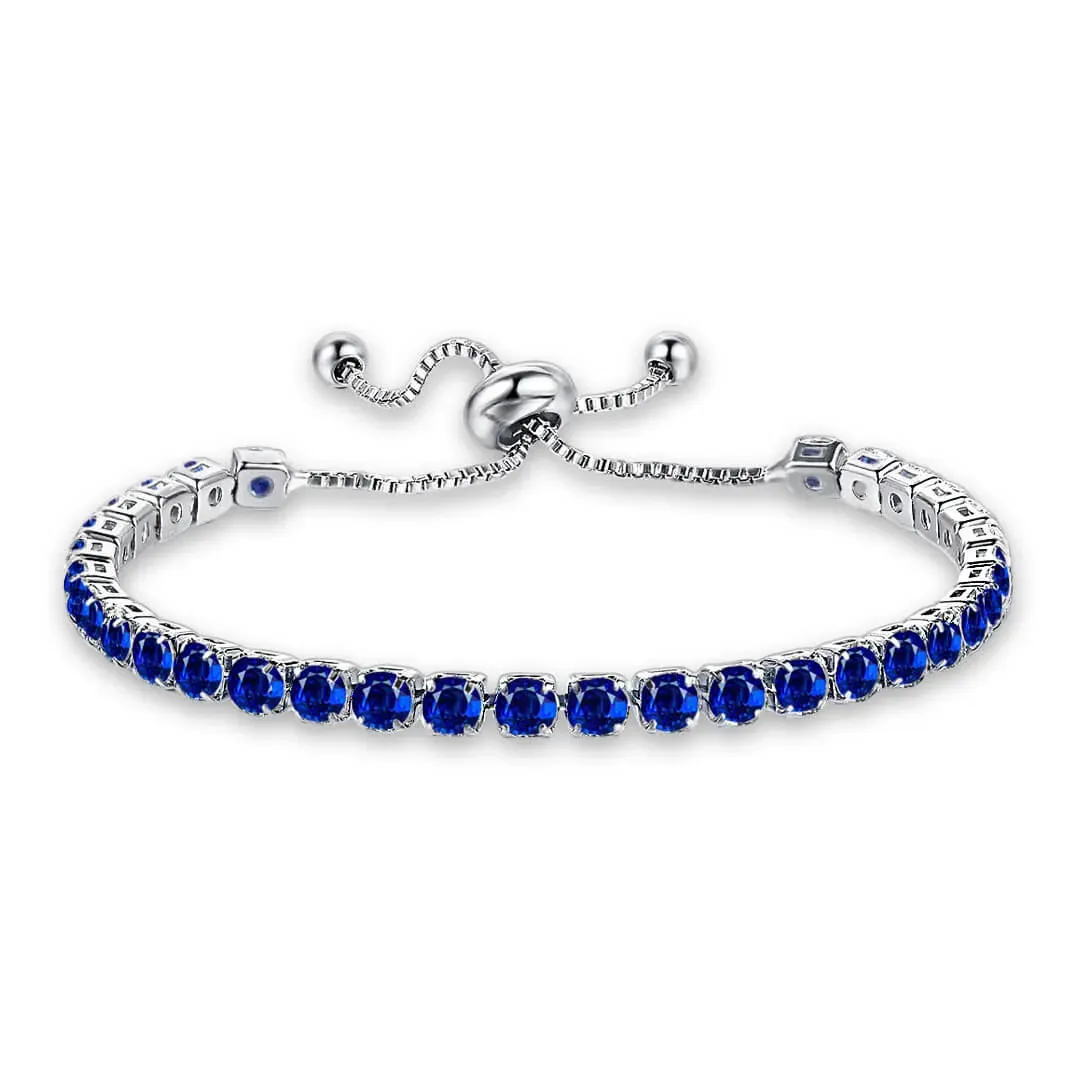 Náramek Virginia Royal Blue s krystaly Swarovski®