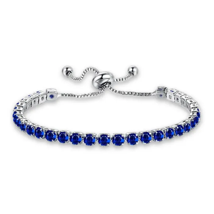 Náramek Virginia Royal Blue s krystaly Swarovski®