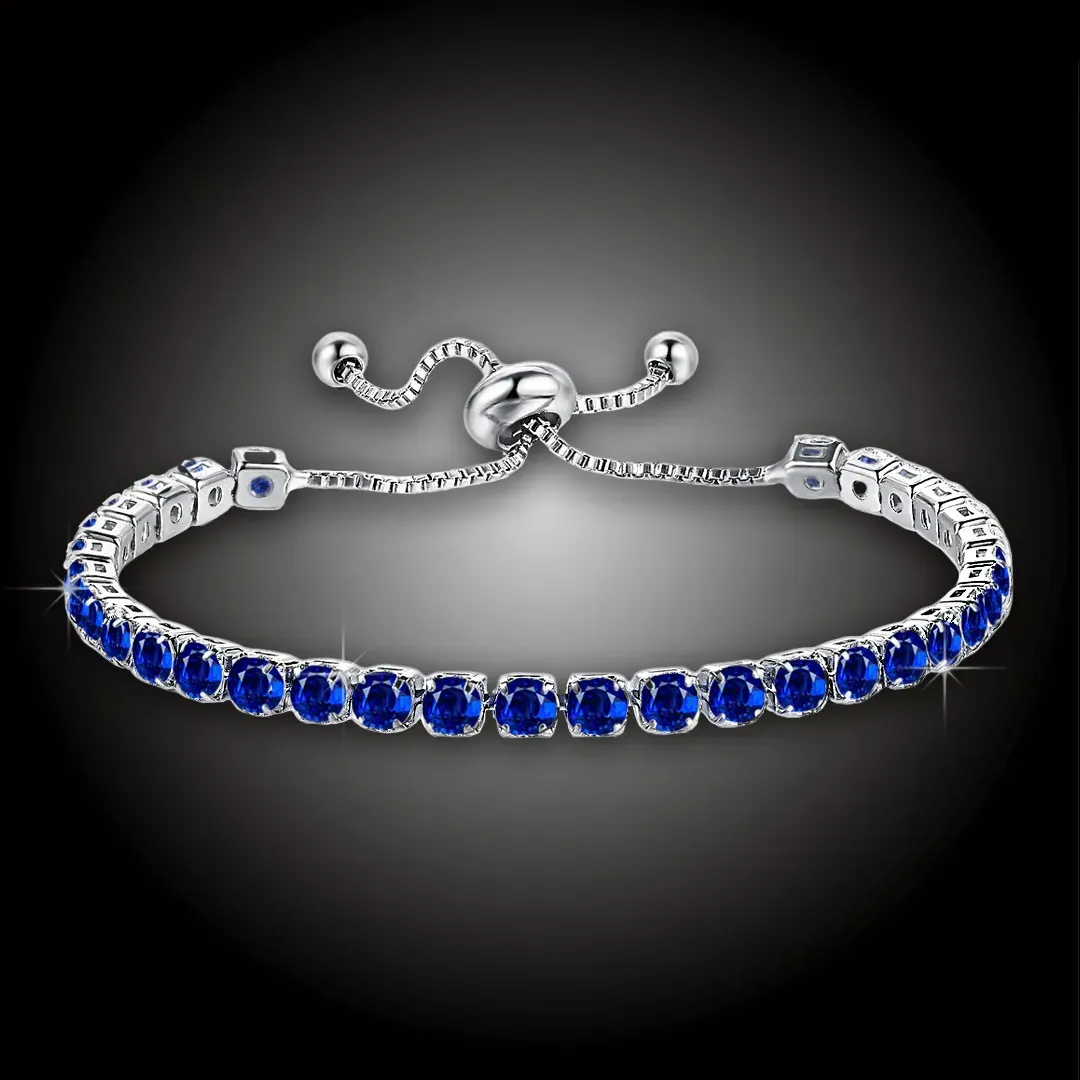 Náramek Virginia Royal Blue s krystaly Swarovski® 2