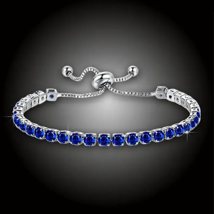 Náramek Virginia Royal Blue s krystaly Swarovski®