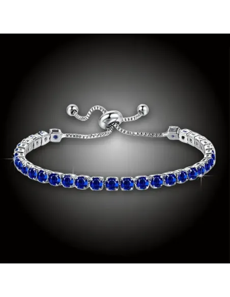 Náramek Virginia Royal Blue s krystaly Swarovski®