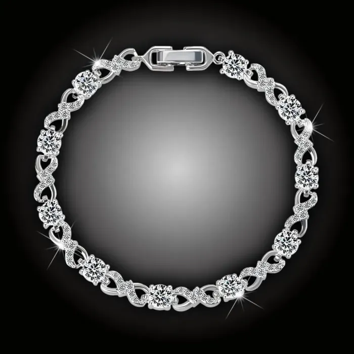 Elegantní náramek Angelica s jemnými zirkony