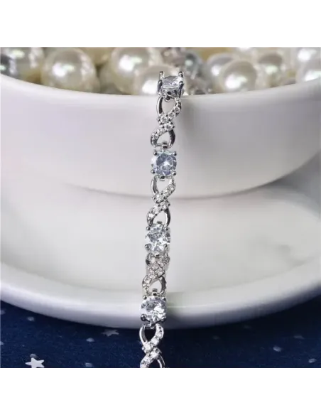 Elegantní náramek Angelica s jemnými zirkony