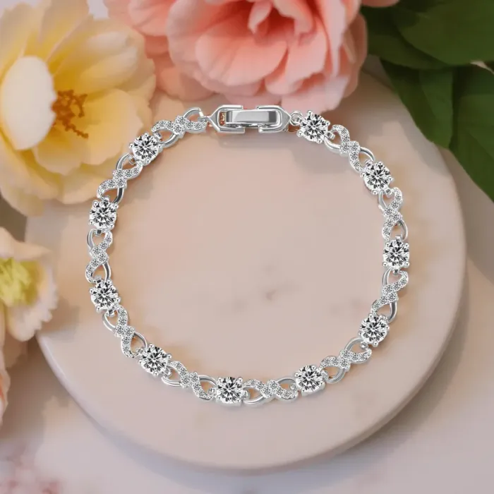 Elegantní náramek Angelica s jemnými zirkony