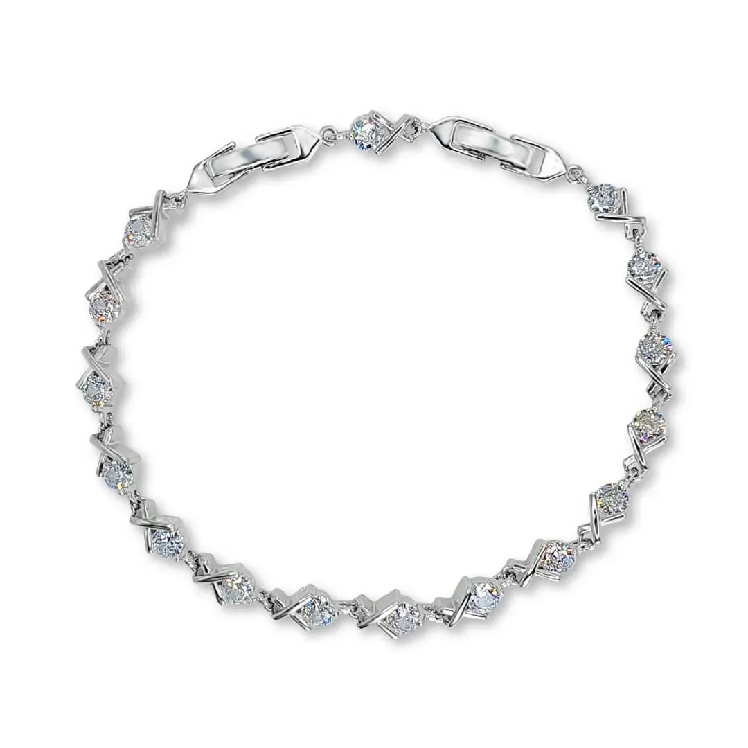 Elegantní náramek Juliette s čirými zirkony