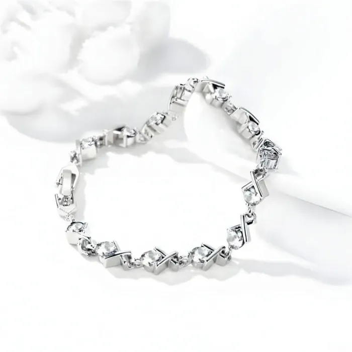 Juliette – třpytivý náramek s čirými zirkony od Elanis Jewel