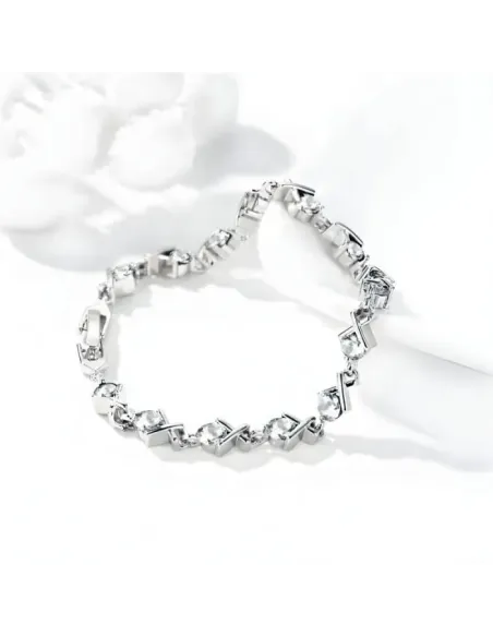 Juliette – třpytivý náramek s čirými zirkony od Elanis Jewel