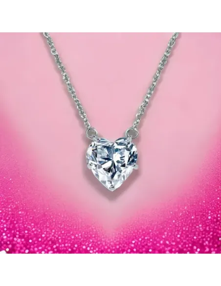 Třpytivý náhrdelník Loving Heart