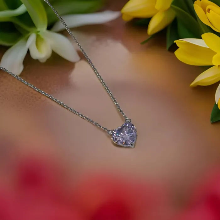 Třpytivý náhrdelník Loving Heart