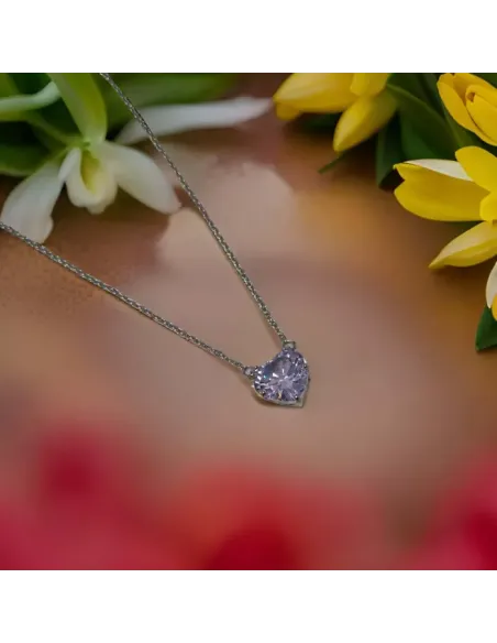 Třpytivý náhrdelník Loving Heart