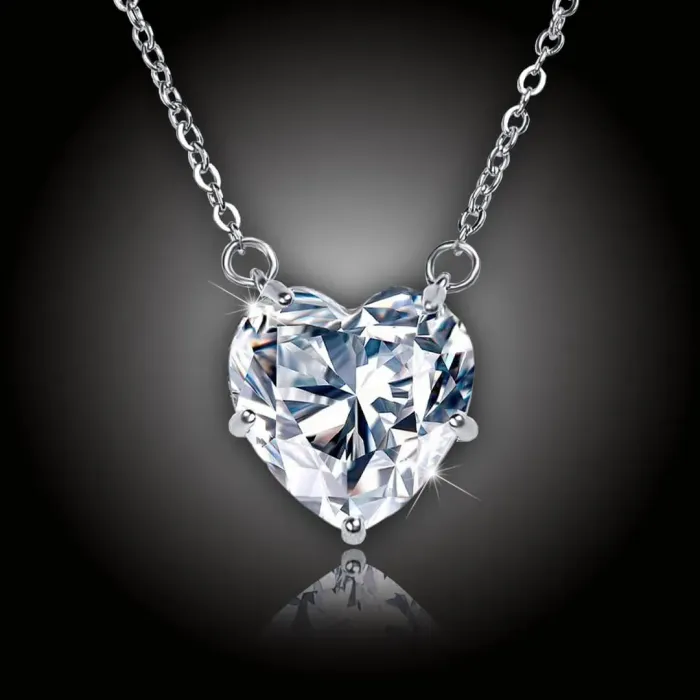 Třpytivý náhrdelník Loving Heart