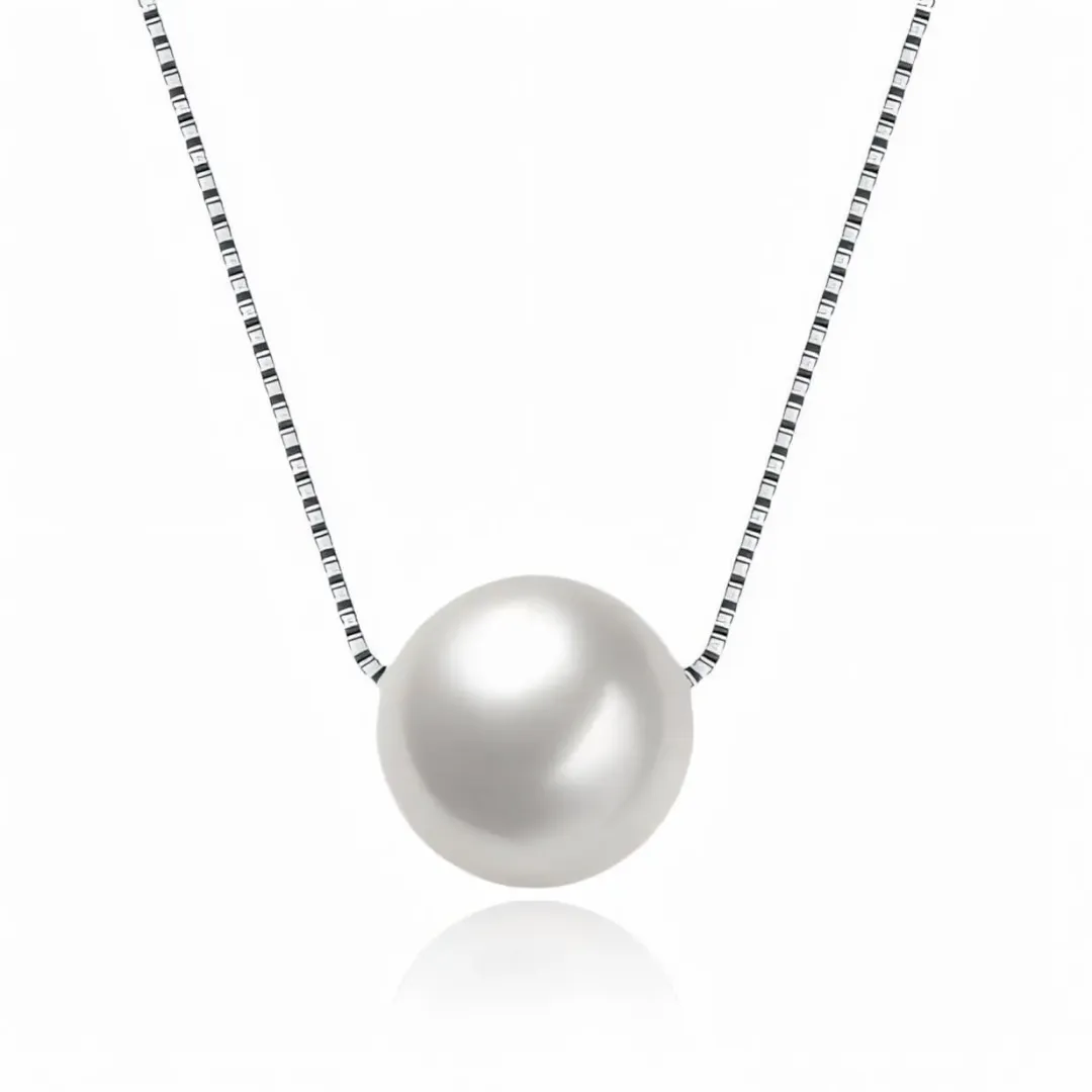 Stříbrný náhrdelník Elegant White Pearl Swarovski