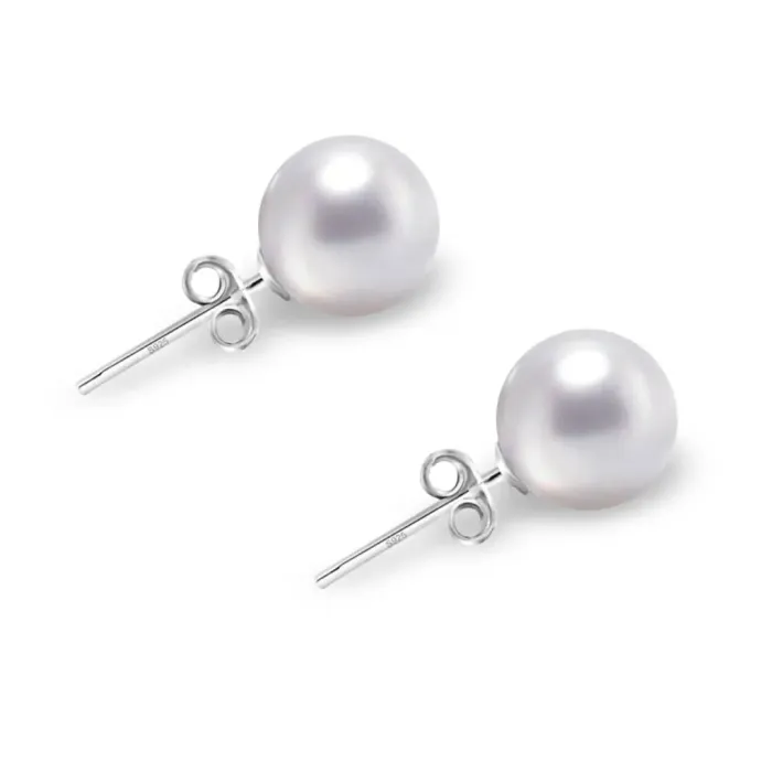 Stříbrné náušnice Pearl Elegance