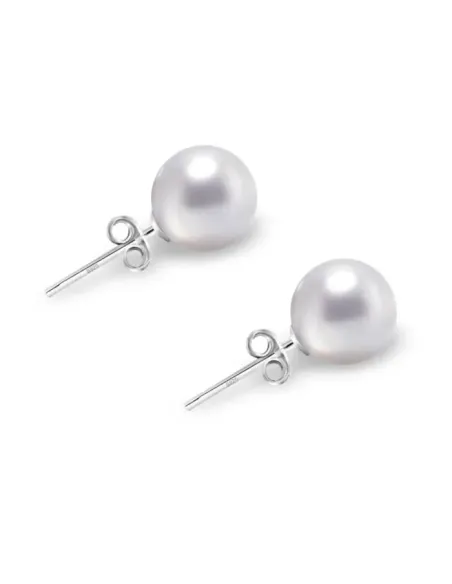 Stříbrné náušnice Pearl Elegance