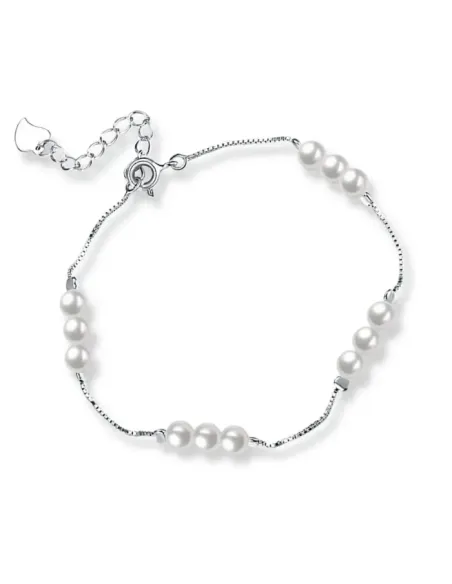 Stříbrný náramek Pearl Beauty s perlami