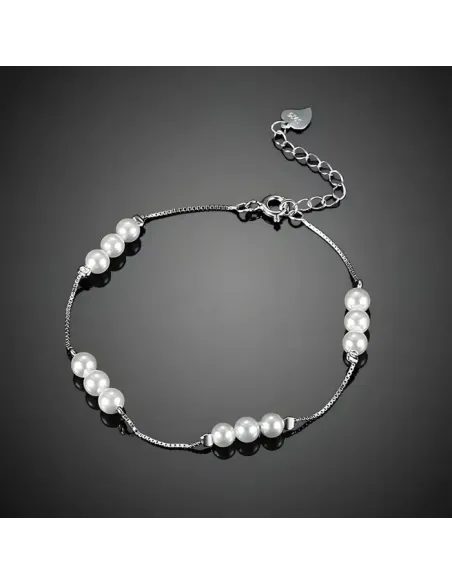 Stříbrný náramek Pearl Beauty s perlami