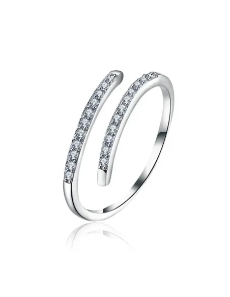 Stříbrný prsten Athena se zirkony