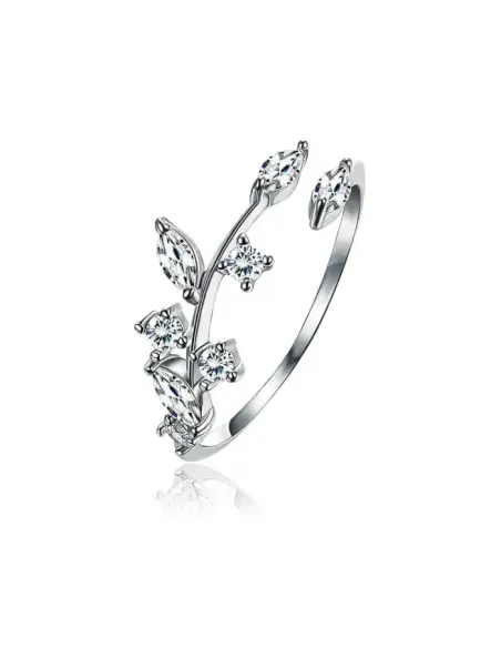 Stříbrný prsten Freya se zirkony