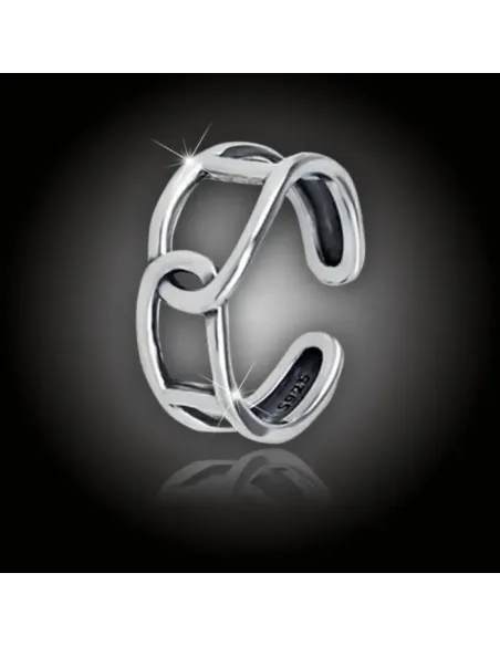 Stříbrný prsten Luna