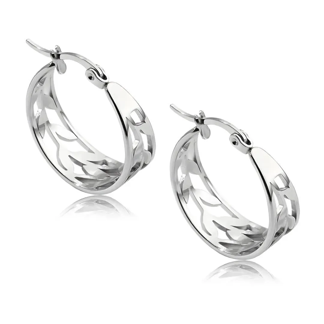 Kruhové náušnice Paloma z chirurgické oceli