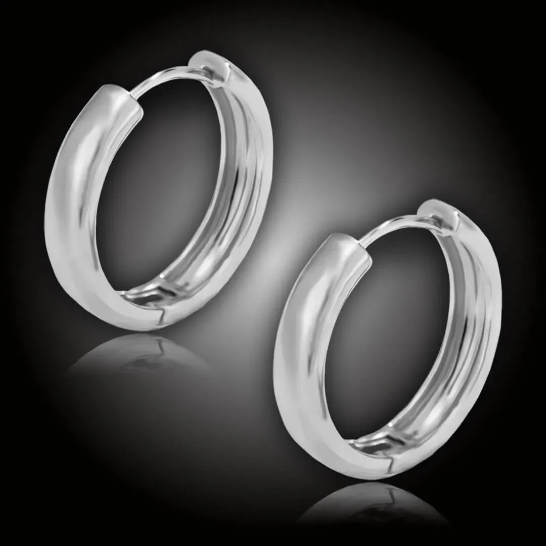 Kruhové náušnice Nicol z chirurgické oceli 2