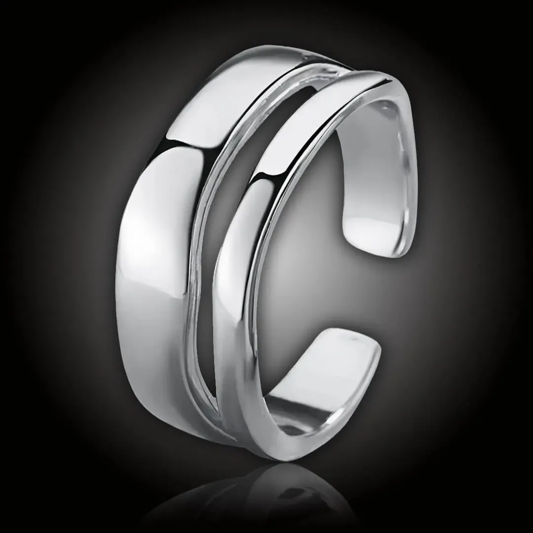 Nastavitelný prsten Nixie z chirurgické oceli 2