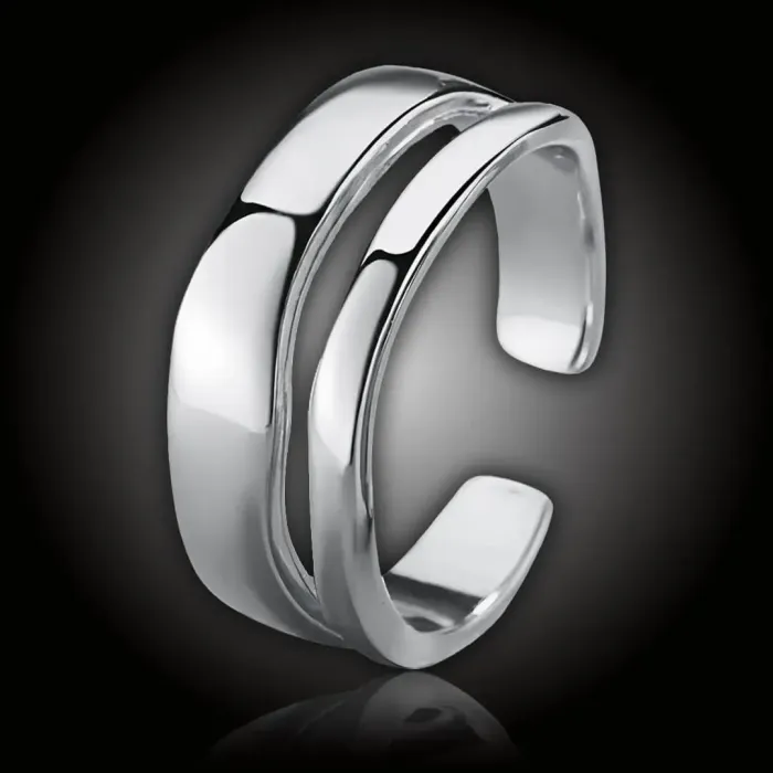 Nastavitelný prsten Nixie z chirurgické oceli