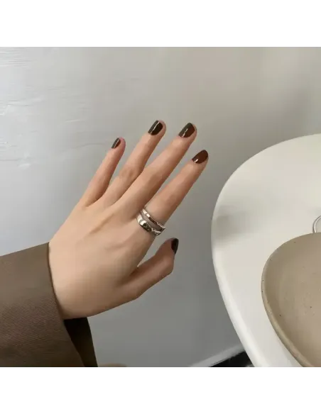 Nastavitelný prsten Nixie z chirurgické oceli