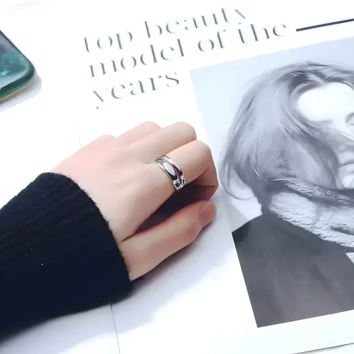 Nastavitelný prsten Nixie z chirurgické oceli