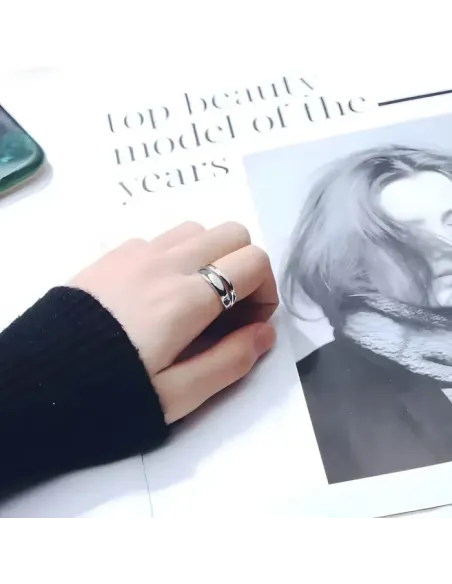 Nastavitelný prsten Nixie z chirurgické oceli