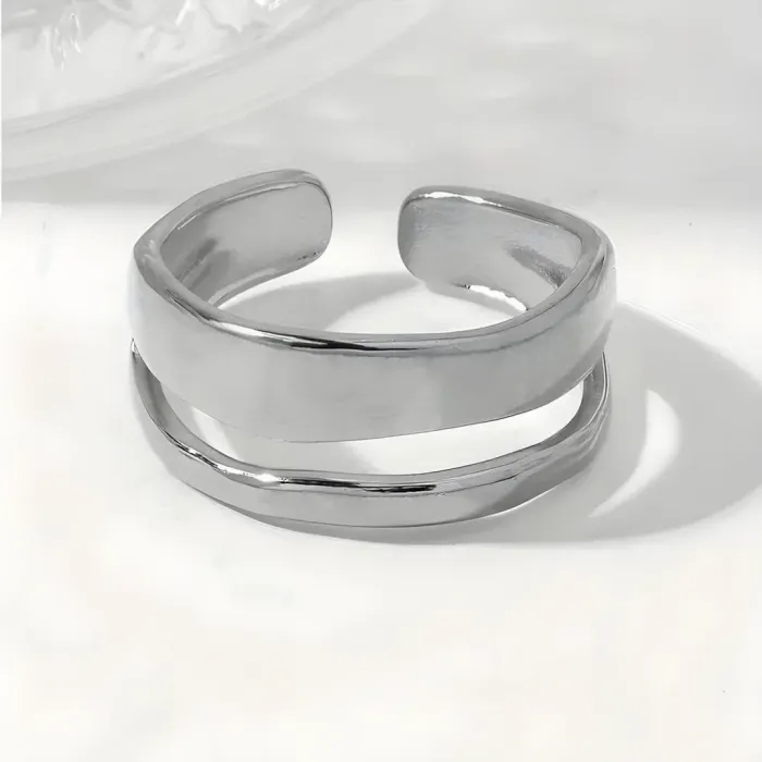 Nastavitelný prsten Nixie z chirurgické oceli