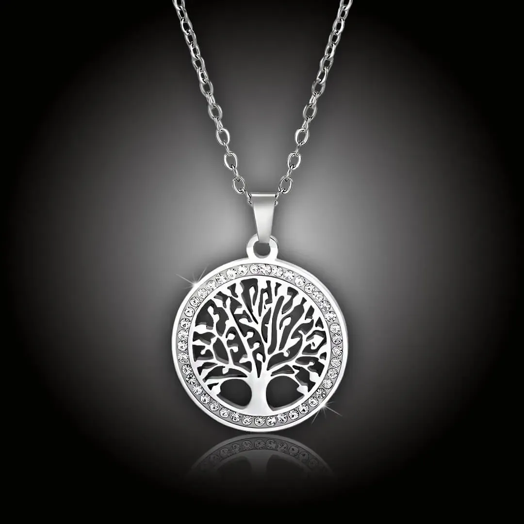 Náhrdelník Strom života z chirurgické oceli 2