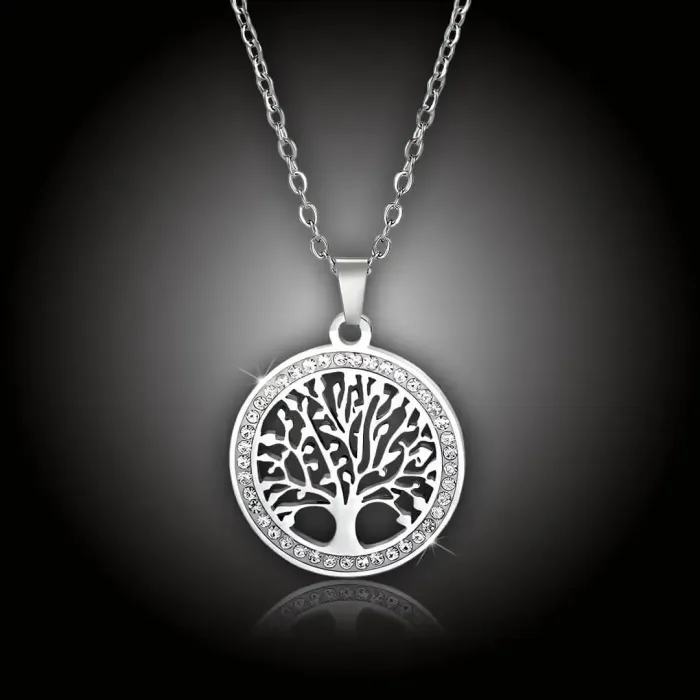 Náhrdelník Strom života z chirurgické oceli