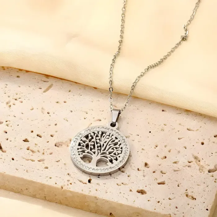 Náhrdelník Strom života z chirurgické oceli