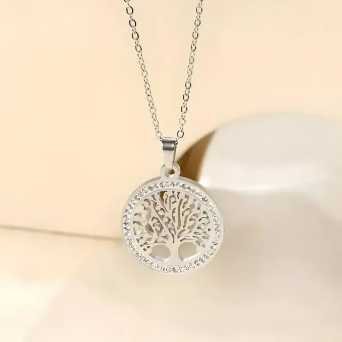 Náhrdelník Strom života z chirurgické oceli