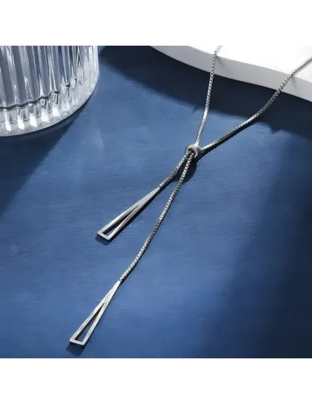 Módní nastavitelný náhrdelník Tiara z chirurgické oceli